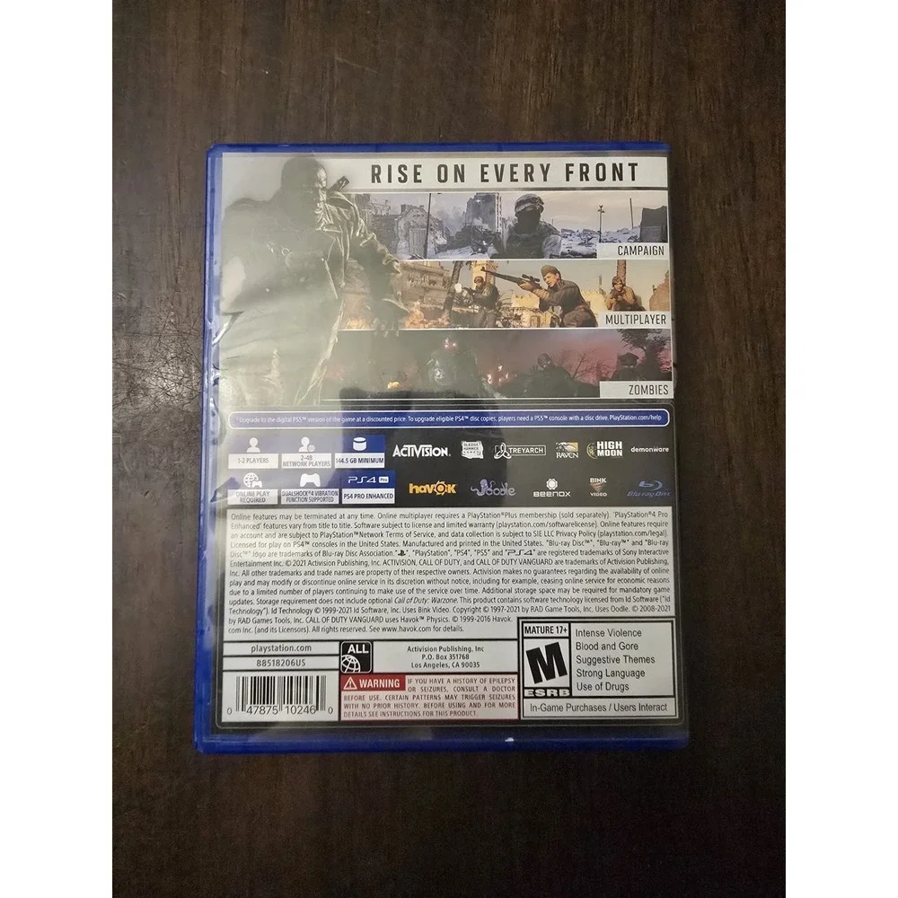 Call of Duty: Vanguard - PlayStation 4 PS4 Complete
